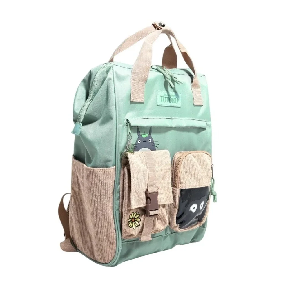 My Neighbor‎ Totoro NWT Soot Sprite Multi-Pocket Backpack